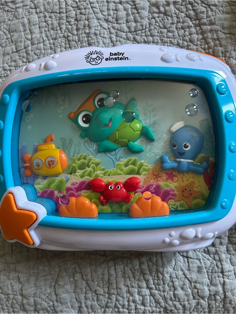 Interactive Blue and Yellow Ocean Learning Toy Set for Kids